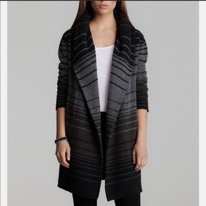 Vince hooded blanket sweater cardigan